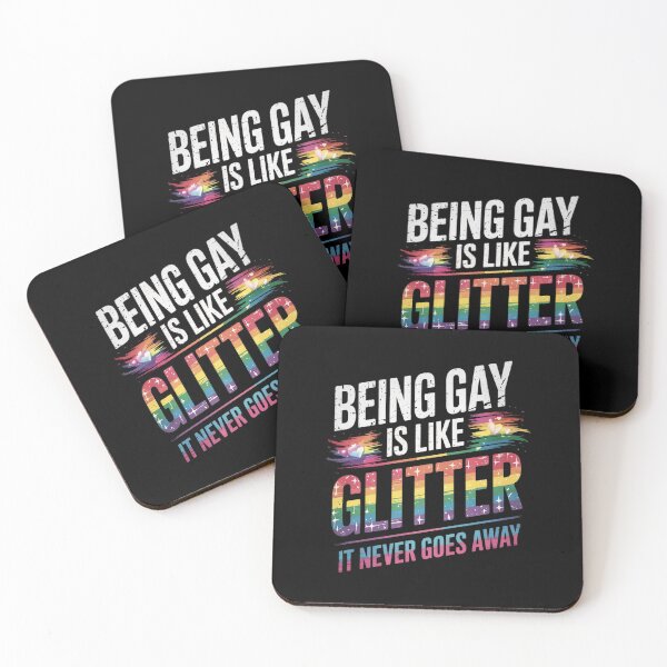 Item preview, Being Gay Is Like Glitter It Never Goes Away Queer LGBTQ+ designed and sold by angolinnArt.