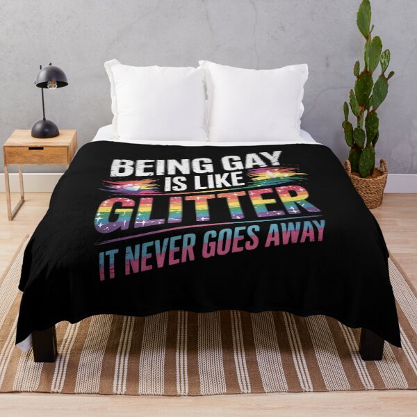 Item preview, Being Gay Is Like Glitter It Never Goes Away Queer LGBTQ+ designed and sold by angolinnArt.