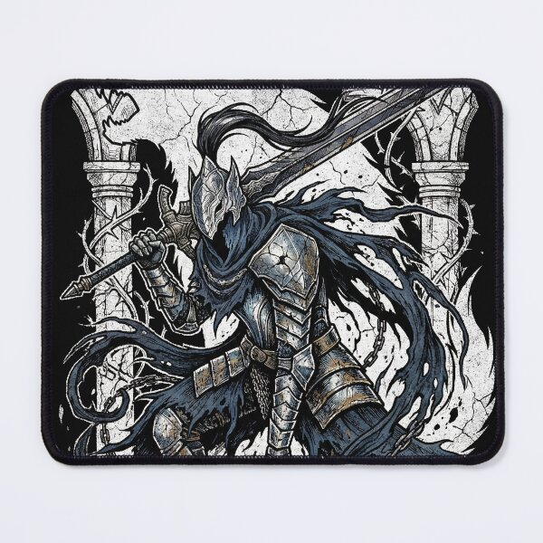 Item preview, Dark Fantasy Abyss Knight Cursed Sword Wolf Sif Greatsword Fan Art Illustration designed and sold by Senpaiwaves.