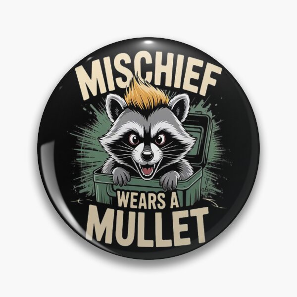 Item preview, Mullet Raccoon Dumpster Diving Trash Panda designed and sold by TeamLequid.