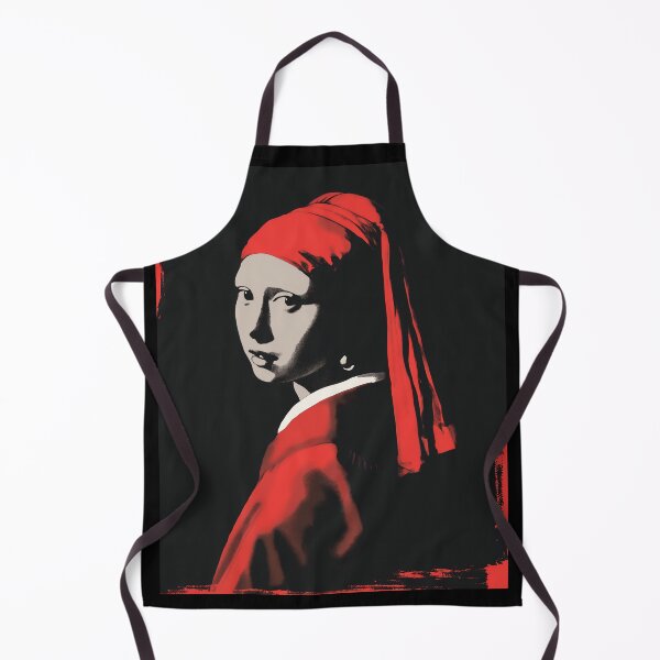 Item preview, Banksy-style Girl with the Pearl Earring - Stencil Art Interpretation designed and sold by Rogervdb.