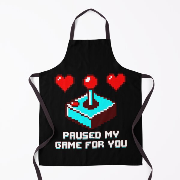 Item preview, Valentines Day Paused My Game For You Retro Gamer Pixel Art designed and sold by ZuToMi.