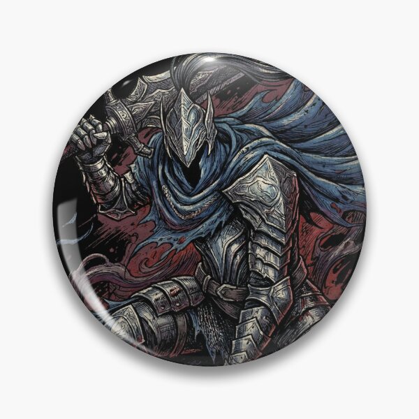 Item preview, Abyss Walker Knight Greatsword Wolf Sif Blue Armor Fan Art Portrait designed and sold by Senpaiwaves.