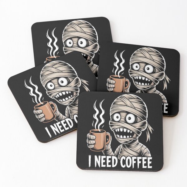 Item preview, Mummy Awakens I Need Coffee designed and sold by TeamLequid.