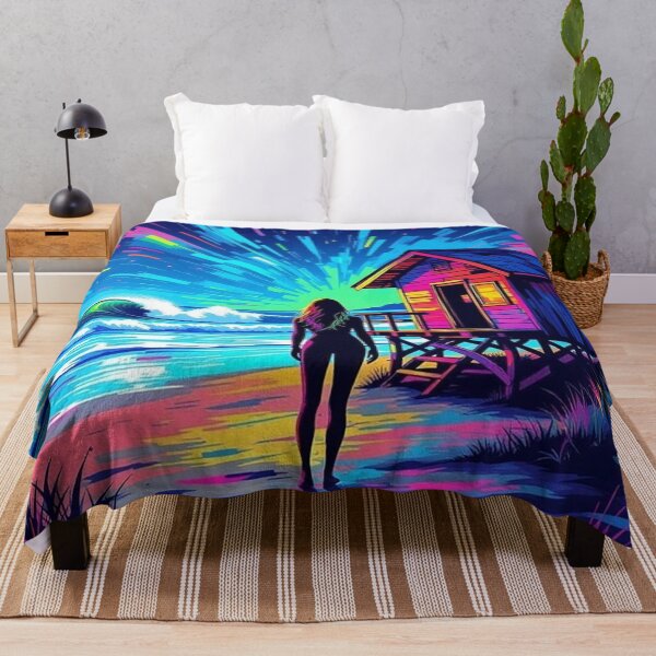 Item preview, Surfer Girl on beach designed and sold by JackFreestone.