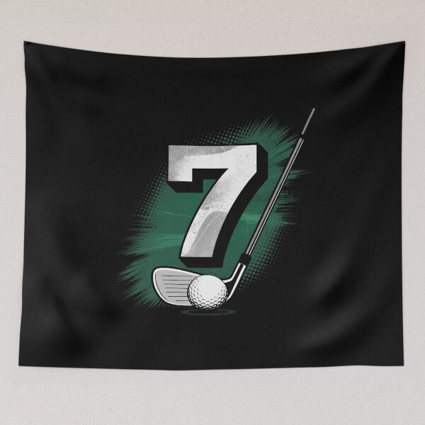 Item preview, Kids 7th Birthday Boy Golf Player Golf 7 Years Old designed and sold by joyouartArt.