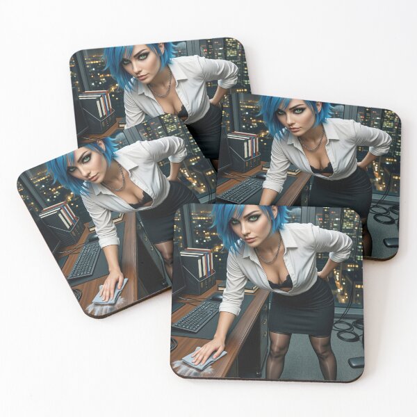 Item preview, Cipher Thorne tidy office setting late night designed and sold by CathryneDelamort.