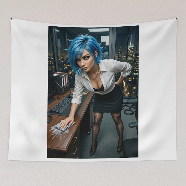 Item preview, Cipher Thorne tidy office setting late night designed and sold by CathryneDelamort.