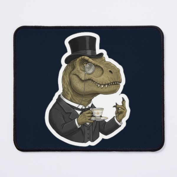 Item preview, Gentleman T Rex Tea Vintage Cartoon designed and sold by abdelski.