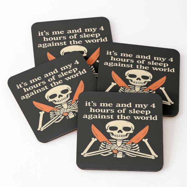 Item preview, Sleep-Deprived Skeleton Warrior | Funny Dark Humor Design for Night Owls, Students & Creators designed and sold by Bright Nest Studio.