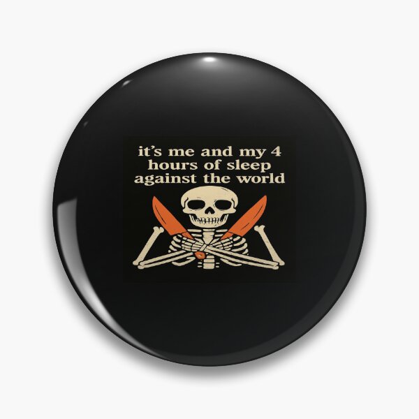 Item preview, Sleep-Deprived Skeleton Warrior | Funny Dark Humor Design for Night Owls, Students & Creators designed and sold by Bright Nest Studio.