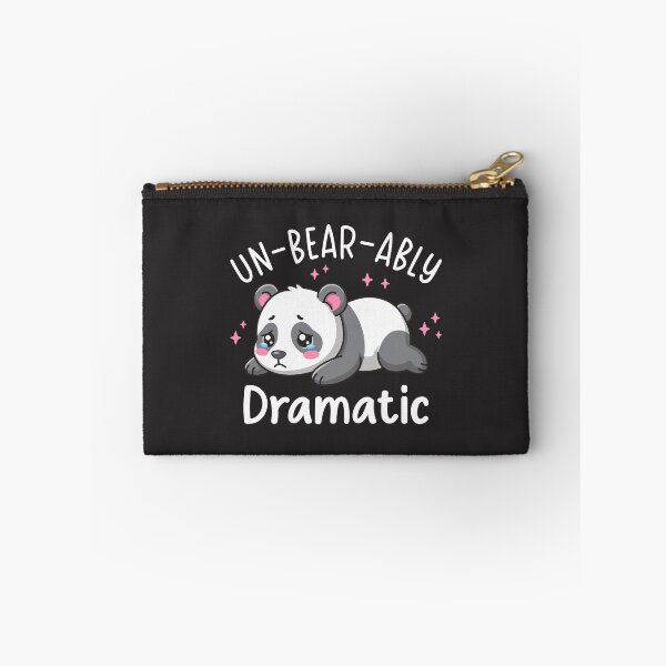 Item preview, Un-bear-ably Dramatic - Cute Sad Panda Pun Design designed and sold by Brogress Project.