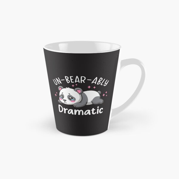 Item preview, Un-bear-ably Dramatic - Cute Sad Panda Pun Design designed and sold by Brogress Project.