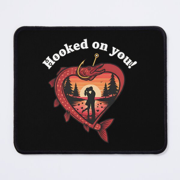 Item preview, Hooked On You Fishing Love designed and sold by EimSol.