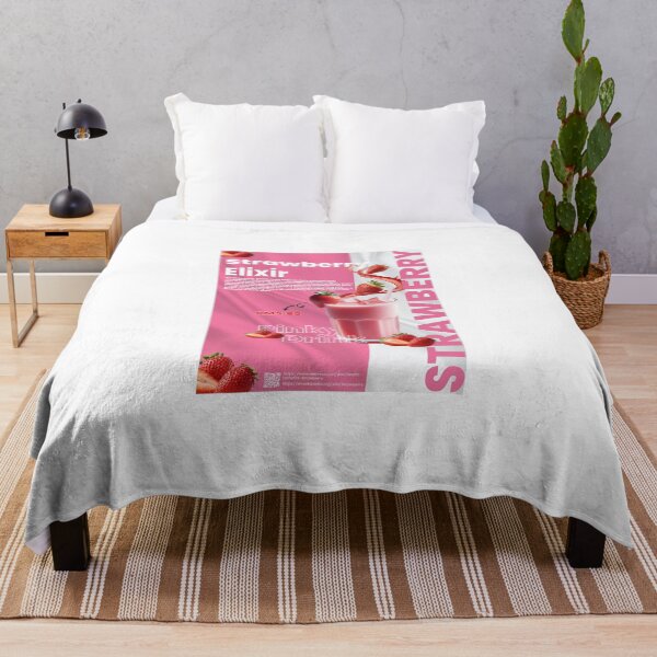 Item preview, Pinky Drink: Refreshing Strawberry Elixir Commercial Poster designed and sold by HilmanEzzad.