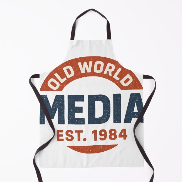 Item preview, Old World Media – Est. 1984 Vintage Logo designed and sold by PixelProphets.