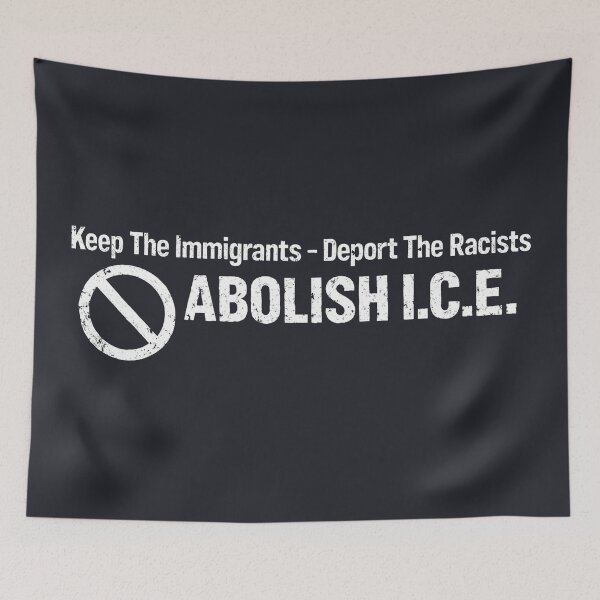 Item preview, Keep The Immigrants Deport The Racists Abolish ICE  designed and sold by HowToCanadian.