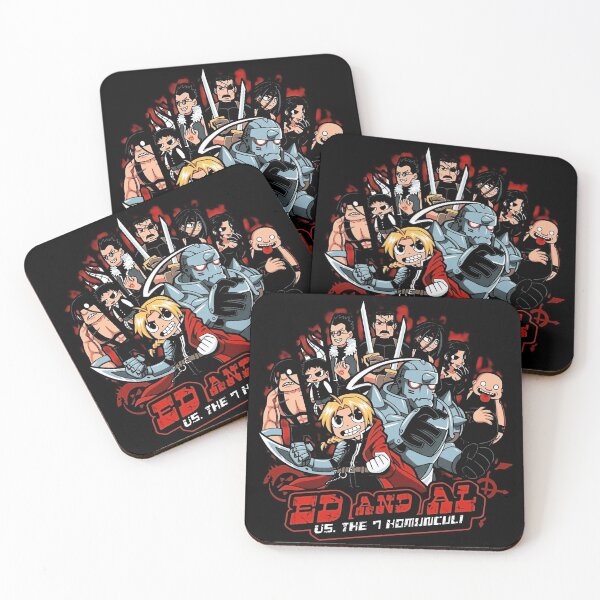 Item preview, Ed and Al vs The Seven Homunculi logo meme designed and sold by rhysechambrln.