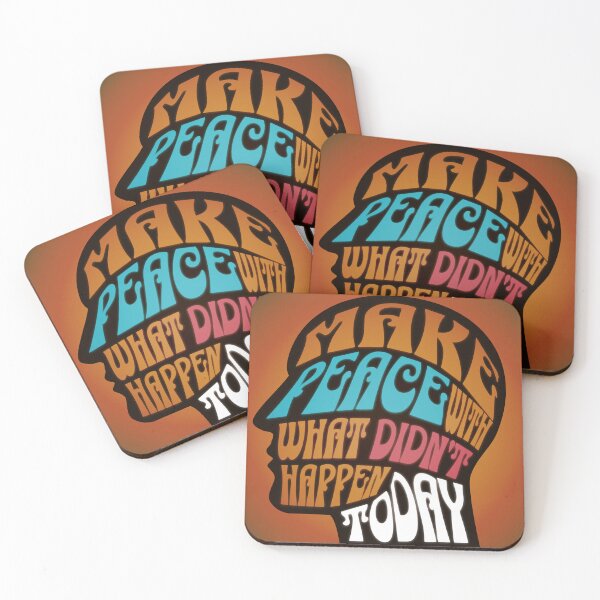 Item preview, Make Peace With What Didn’t Happen Today – Mindful Wall Art designed and sold by Cannanvisual7.