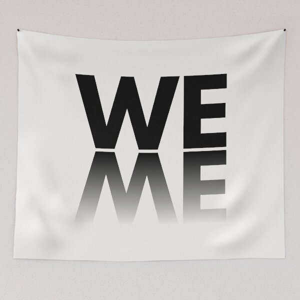 Item preview, There Is No Difference Typography – Mirrored Me in We Unity & Teamwork designed and sold by downUnderInk.