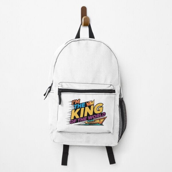 Item preview, I’m the King of the World Quote | Bold Colorful Typography Statement Design designed and sold by inaveed.