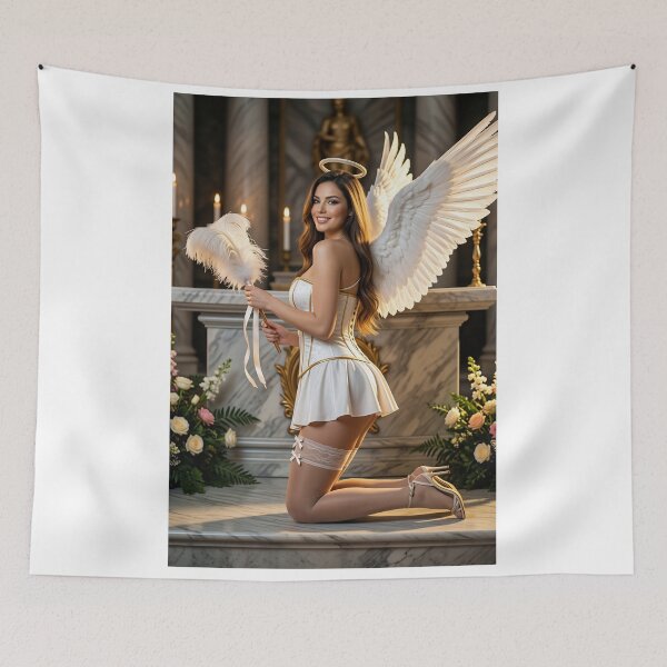 Item preview, Angelic maiden tidy sanctuary church designed and sold by CathryneDelamort.
