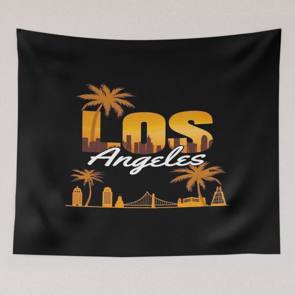 Item preview, Bold Los Angeles Sunset Skyline Art – Urban Palm Tree Vibes for City Lovers & West Coast Dreamers designed and sold by Bright Nest Studio.