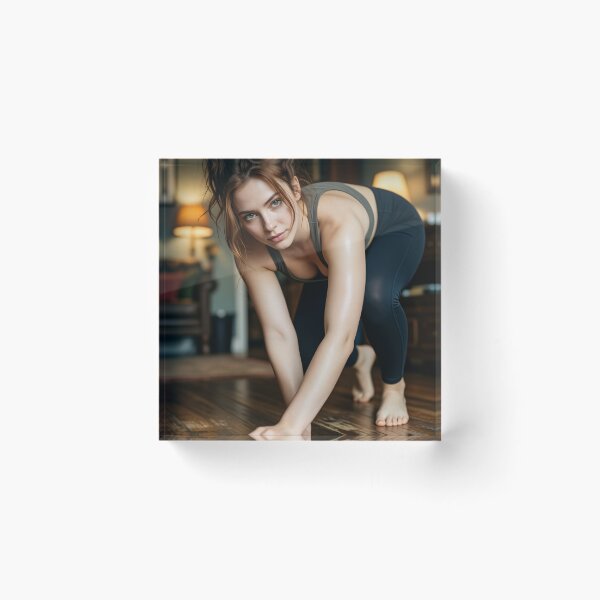 Item preview, Redhead athlete keeping floor tidy at home designed and sold by CathryneDelamort.