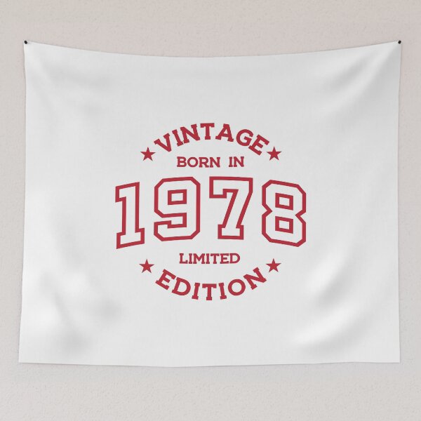 Item preview, Born in 1978 - Retro Style Print designed and sold by Viktor Milana.