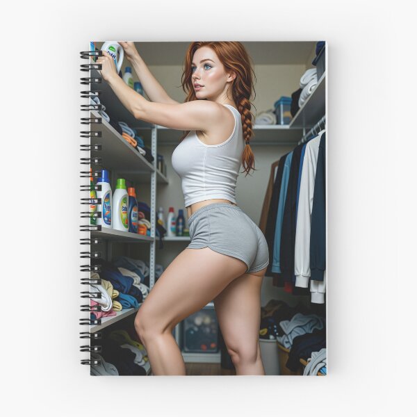 Item preview, Rowan in a tank top keeping her pantry tidy designed and sold by CathryneDelamort.