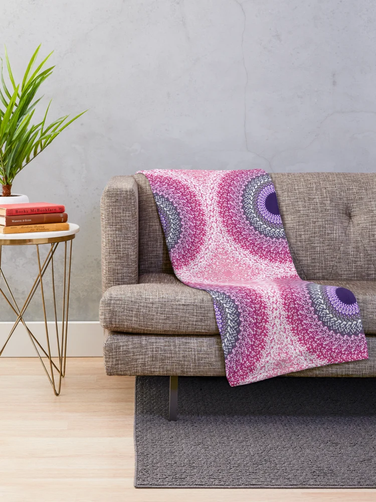 Thumbnail 2 of 6, Throw Blanket, Exploding sunset designed and sold by Newmooncreation.