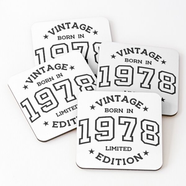 Item preview, Born in 1978 Vintage Style Print designed and sold by Viktor Milana.