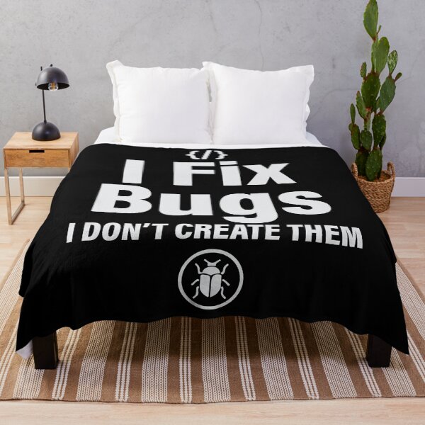 Item preview, I Fix Bugs Not Create Them Funny Programmer Debugger T-Shirt  Software Developer Humor Tee designed and sold by Design-Pro-21.