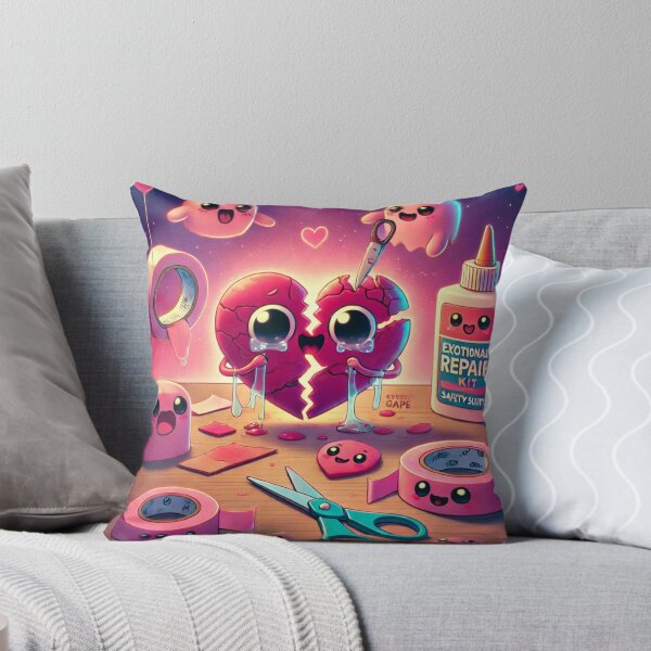 Item preview, Emotional Repair Kit – Cute Kawaii Broken Heart (Heartbreak Meme) designed and sold by ComedyInkFactor.