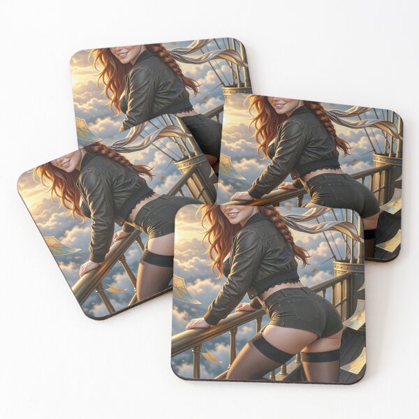 Item preview, Rowan Pilot on Sunset Zeppelin Deck designed and sold by CathryneDelamort.