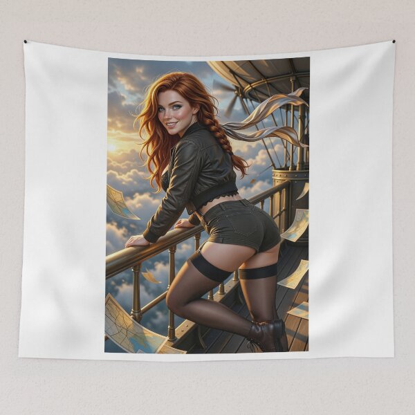 Item preview, Rowan Pilot on Sunset Zeppelin Deck designed and sold by CathryneDelamort.