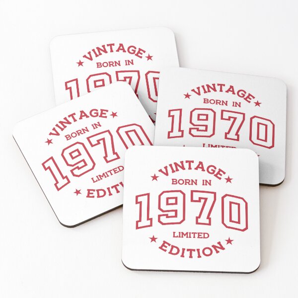 Item preview, Born in 1970 - Retro Style Print designed and sold by Viktor Milana.