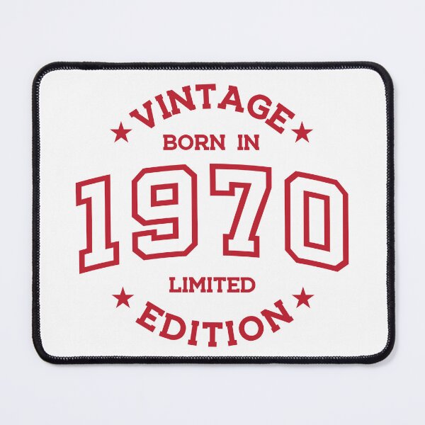 Item preview, Born in 1970 - Retro Style Print designed and sold by Viktor Milana.