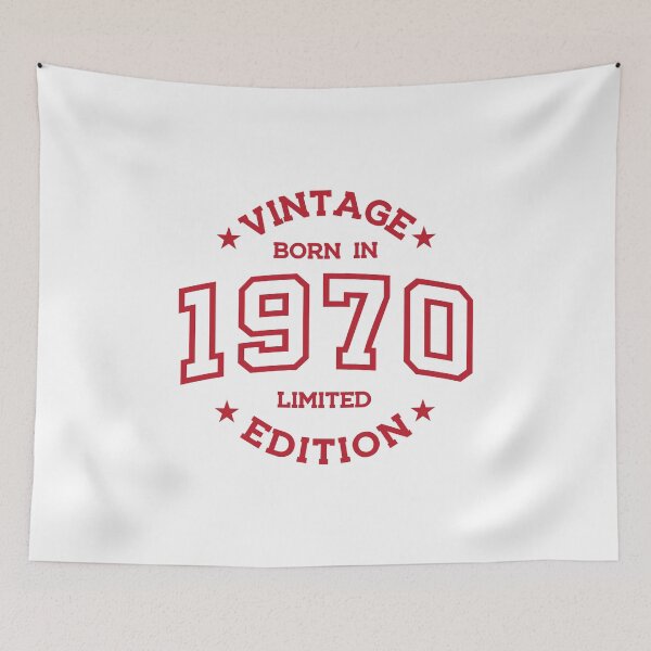 Item preview, Born in 1970 - Retro Style Print designed and sold by Viktor Milana.
