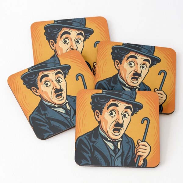 Item preview, Charlie Chaplin | Comics stylCartoone -  designed and sold by ComicsFactory.