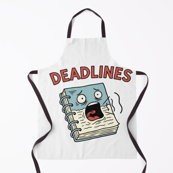 Item preview, Screaming Notebook Deadlines Funny Student Anxiety Art designed and sold by LowBattery Social Club.
