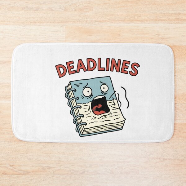 Item preview, Screaming Notebook Deadlines Funny Student Anxiety Art designed and sold by LowBattery Social Club.