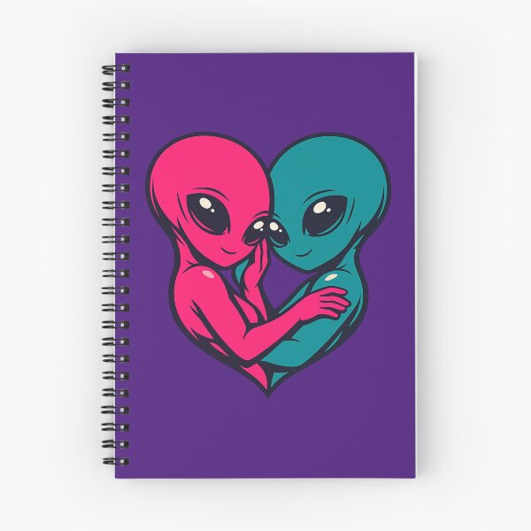 Item preview, Alien Hug -- Gentle Sci-Fi Love Illustration  designed and sold by Still Strange.