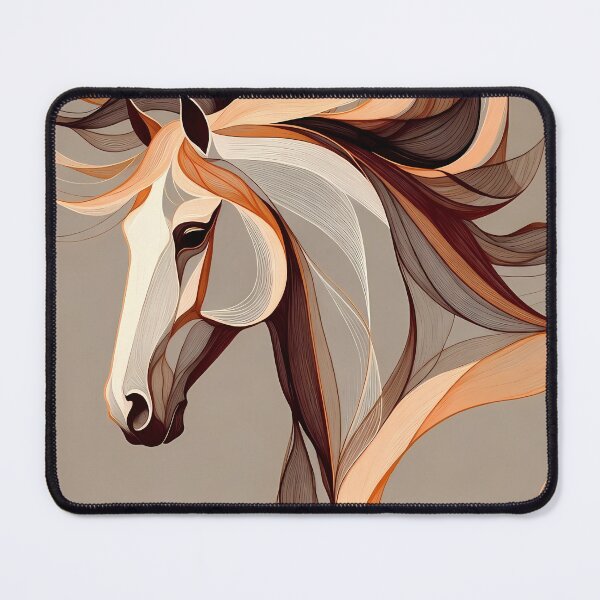 Item preview, Stylized Horse Abstract Artwork (image size 7840x11680) designed and sold by Digital-Davinci.