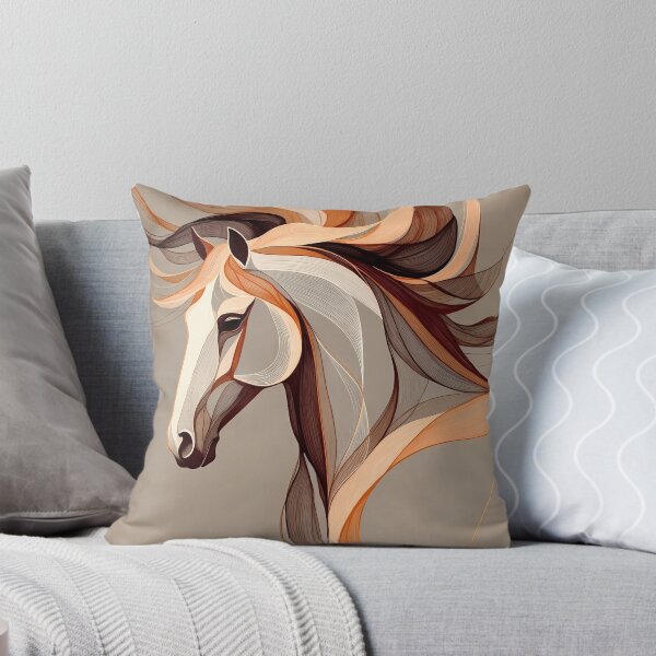 Item preview, Stylized Horse Abstract Artwork (image size 7840x11680) designed and sold by Digital-Davinci.