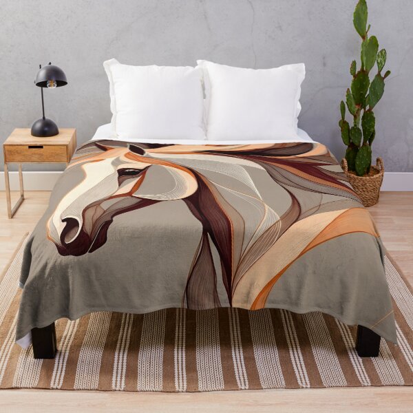 Item preview, Stylized Horse Abstract Artwork (image size 7840x11680) designed and sold by Digital-Davinci.