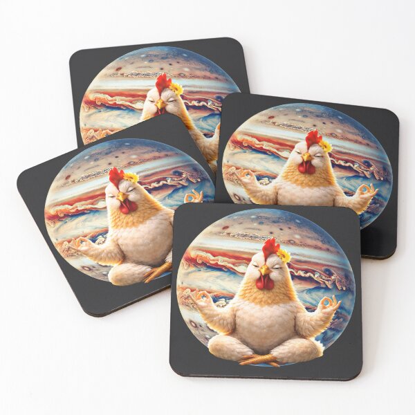 Item preview, A hen meditating designed and sold by clarazen.