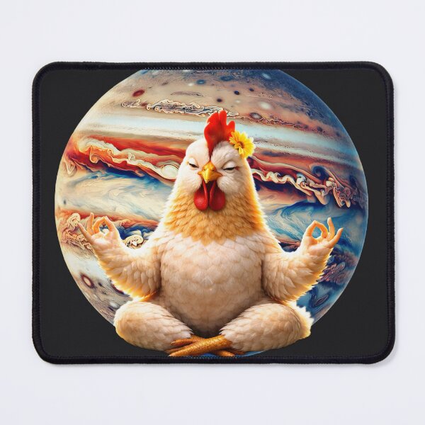Item preview, A hen meditating designed and sold by clarazen.