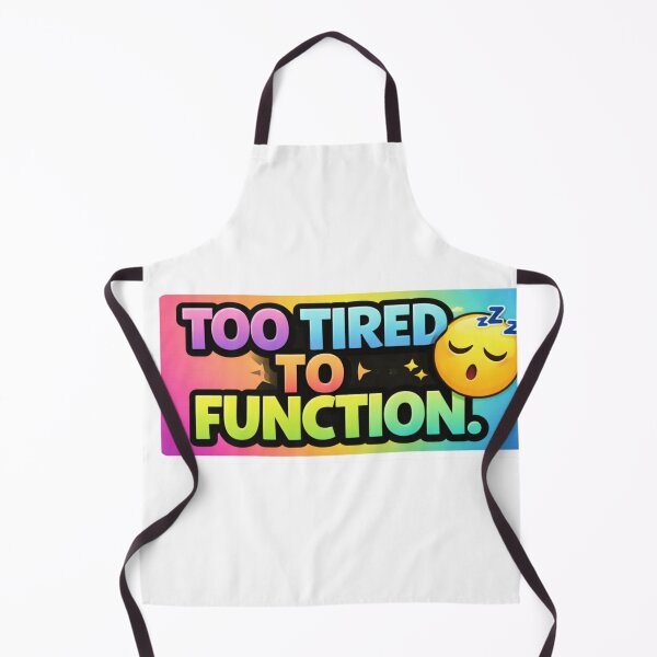 Item preview, Too Tired To Function Colorful Funny Sticker | Relatable Burnout Mood designed and sold by RelateAndTee.