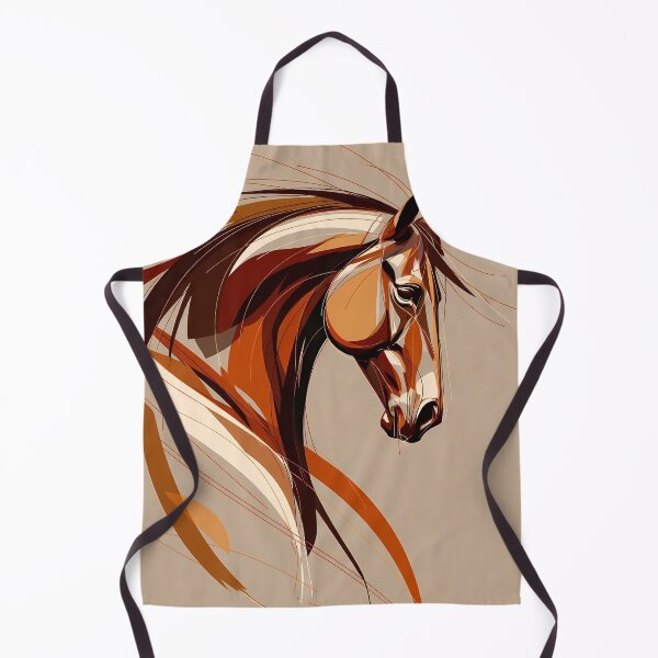 Item preview, Stylized Horse Abstract Artwork (image size 7840x11680) designed and sold by Digital-Davinci.